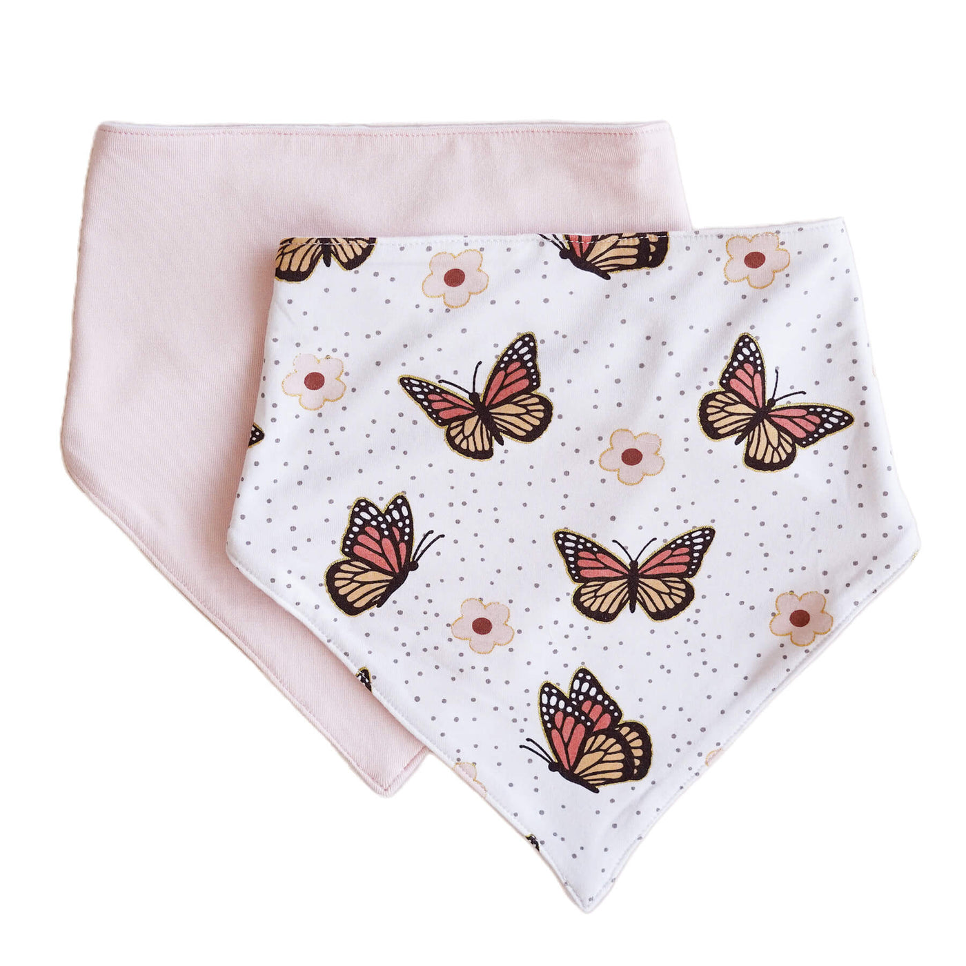 butterfly kisses bandana bibs 