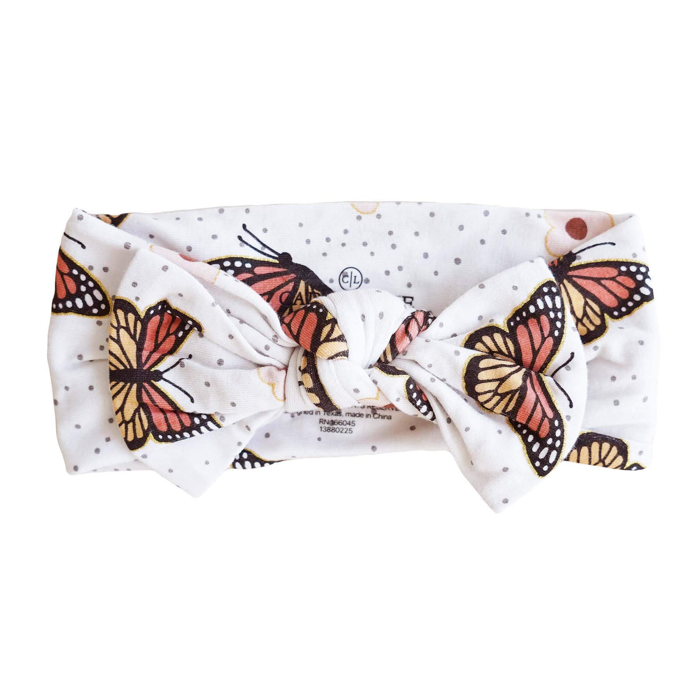 butterfly kisses knit bow headwrap 