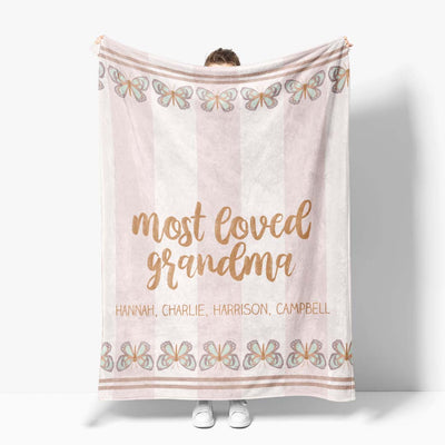 Luxe Soft Blanket | Grandma's Butterfly Love