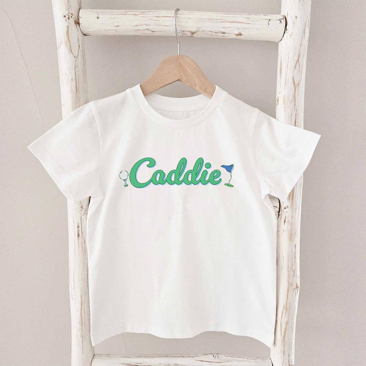 caddie blue flag graphic tee for kids 