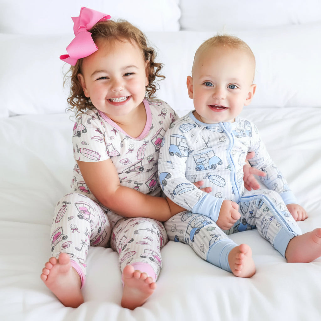 caddie crew sibling pajamas