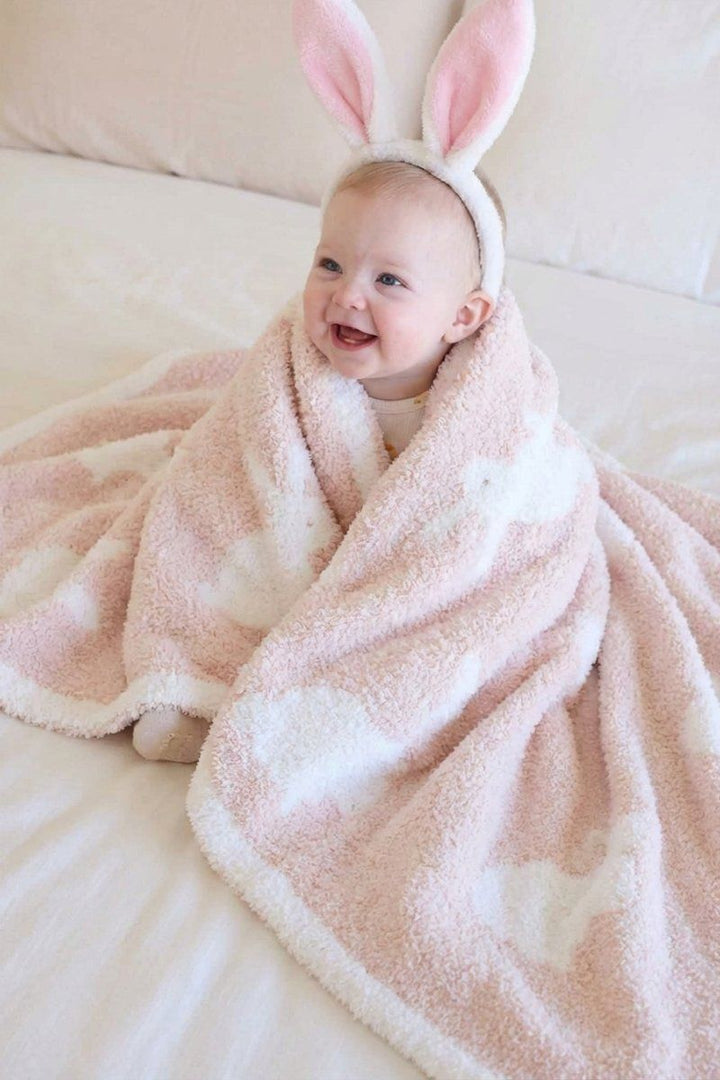 Caden Lane CuddleLane™ Luxe Blankets | Pink Bunny Foo Foo — Baby Bamboo Apparel