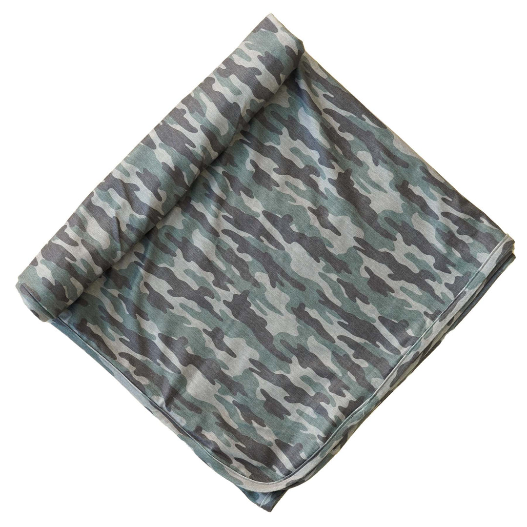 camo oversized swaddle 