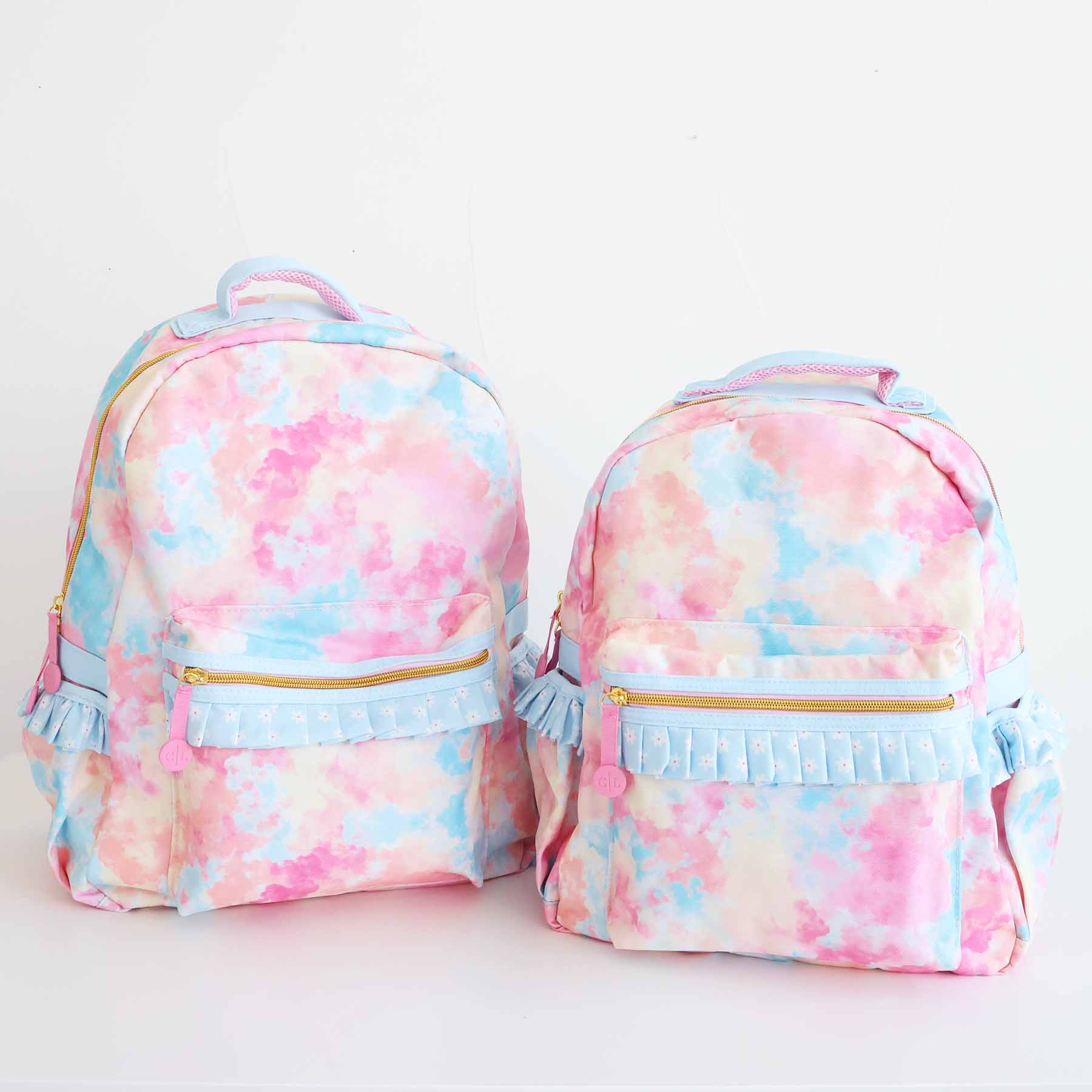 Kids Ruffle Backpack | Candy Clouds – Caden Lane