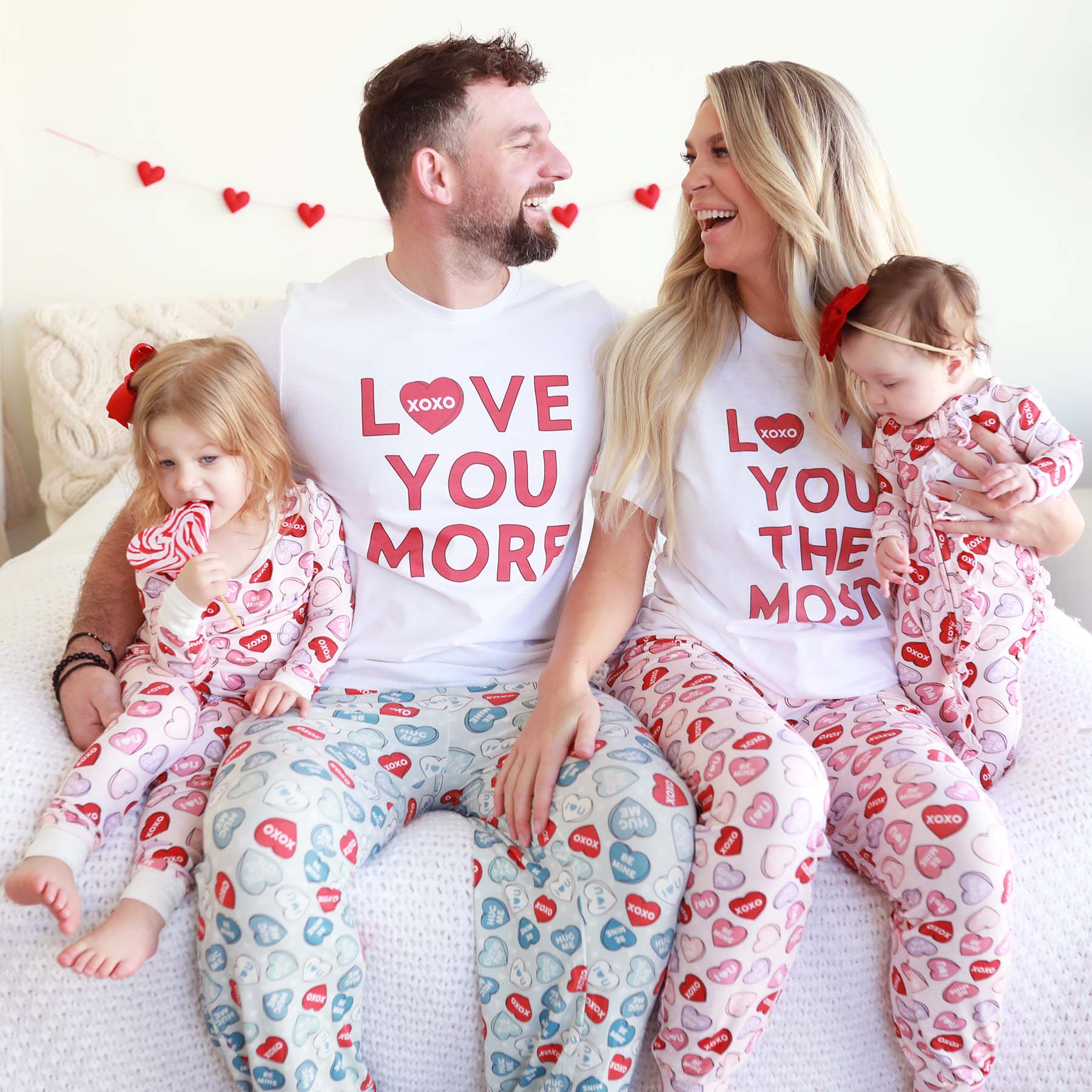 Love You Adult Graphic Tee | White