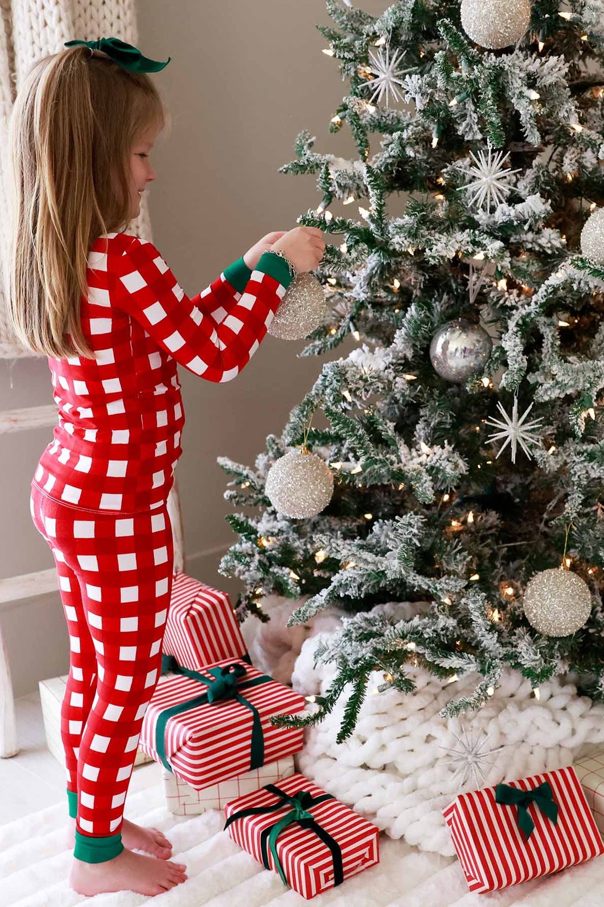 Christmas Two-Piece Bamboo Pajama Set | Checking It Twice