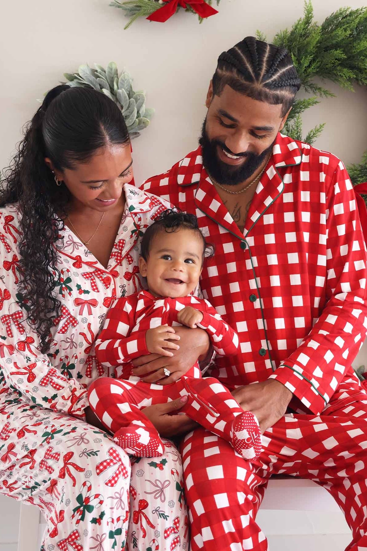 Adult Christmas Two-Piece Bamboo Pajama Set | Checking It Twice