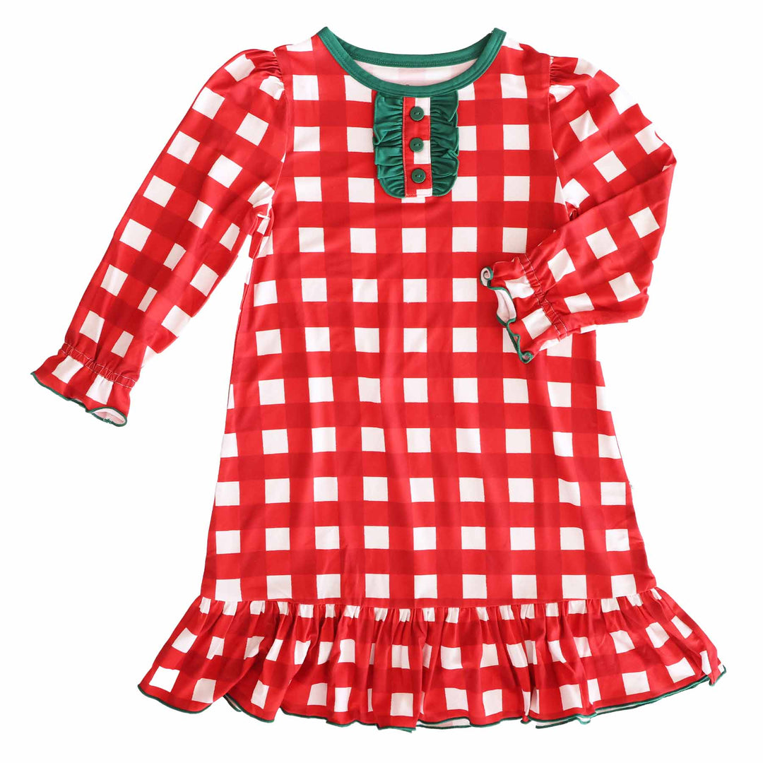 checking it twice nightgown for girls 