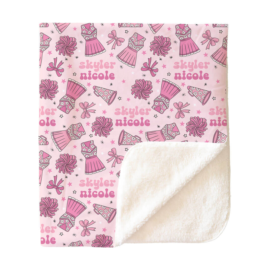 Cheer Squad Personalized Kids Blanket