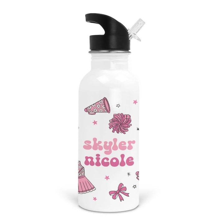 cheer personalized water bottle 