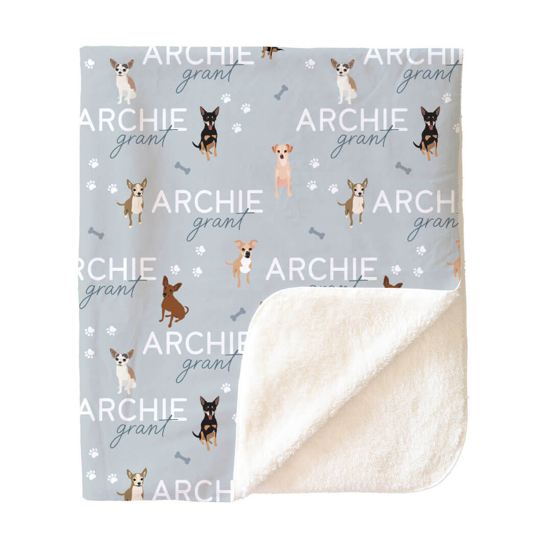 Personalized Kids Blankets | Dog Breeds