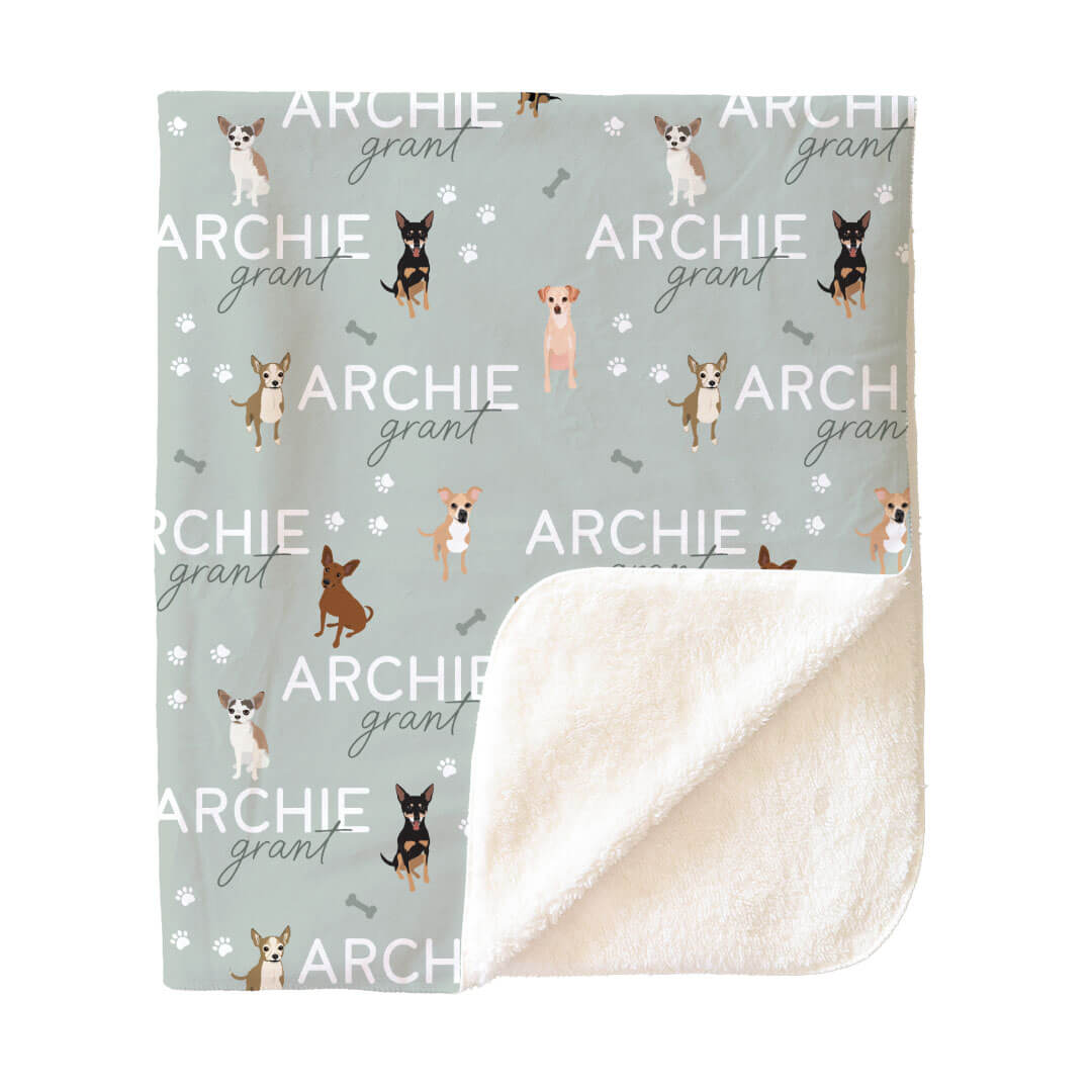 Personalized Kids Blankets | Dog Breeds