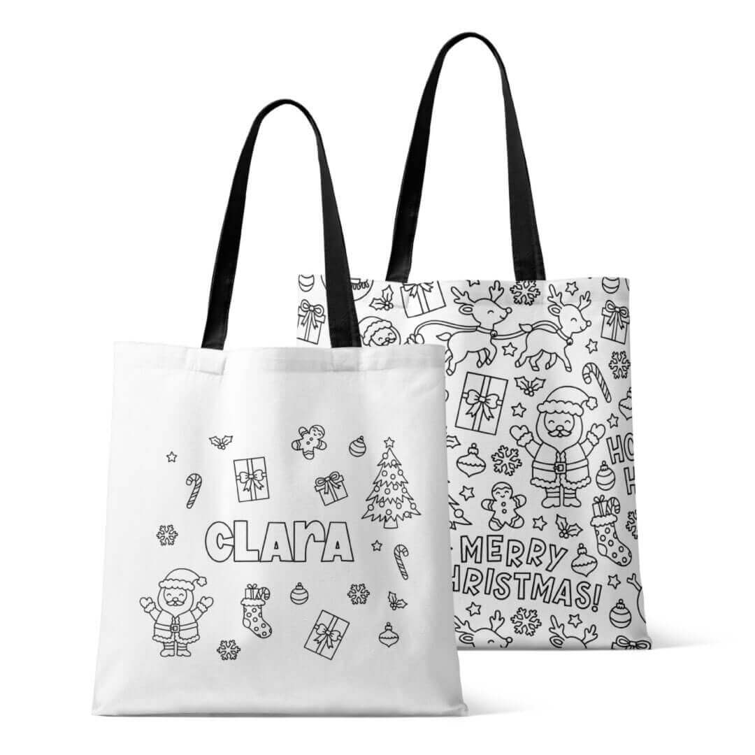 colorme tote bag christmas themed 