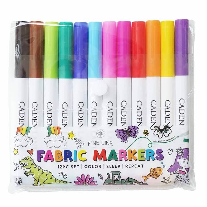 color me fabric markers