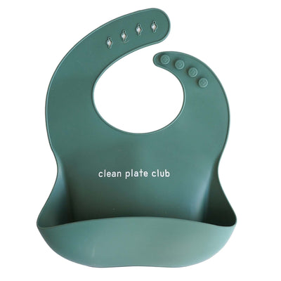 silicone baby bib clean plate club 