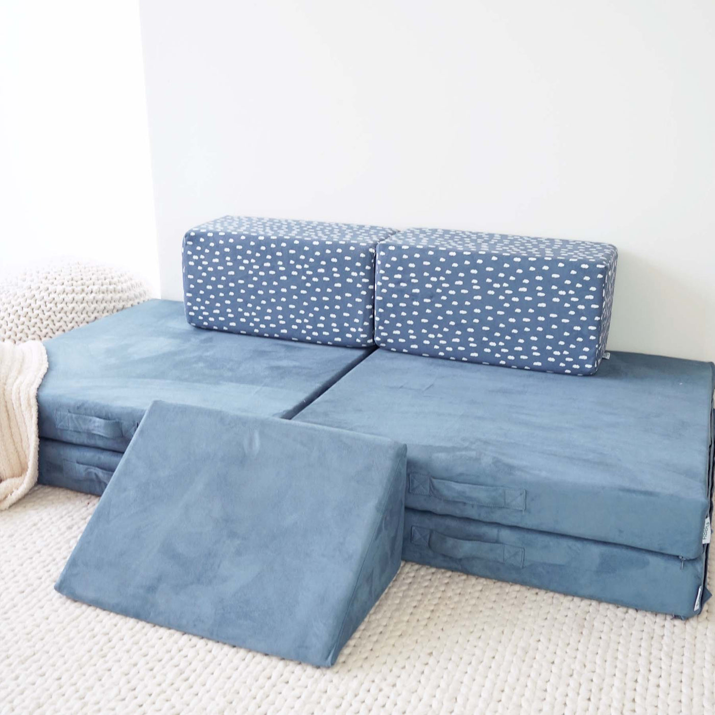 The Figgy Play Couch (7 pc) with Wedge X Caden Lane