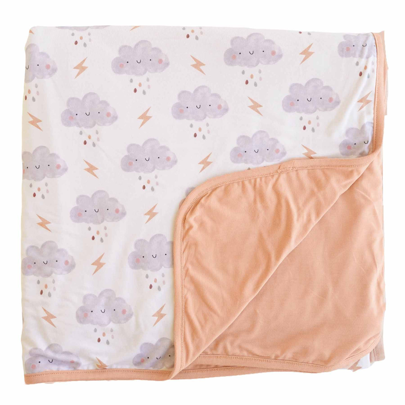 cloudy cuddles double sided bamboo blanket 