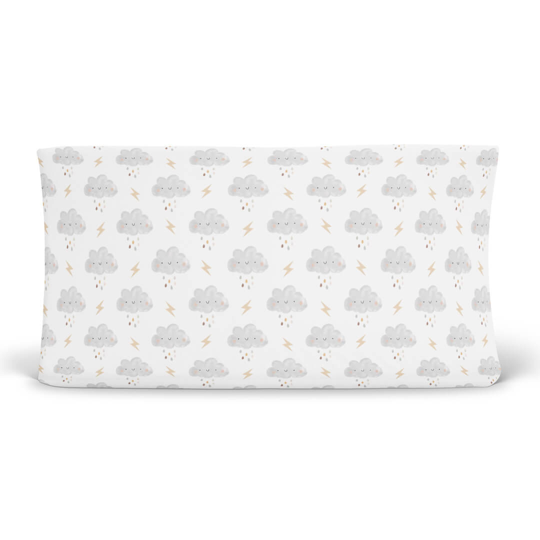 cloudy cuddles changing pad cover 