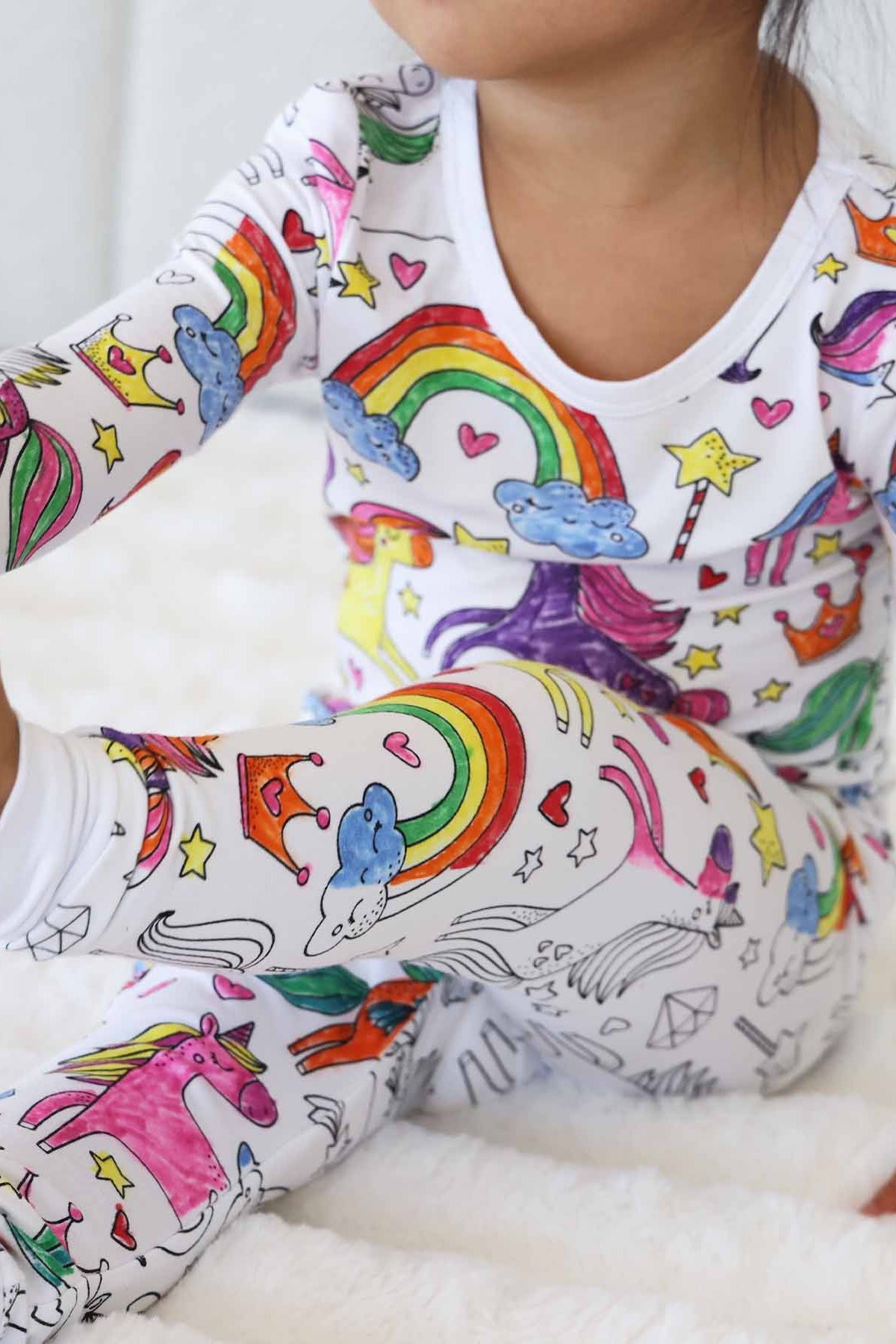 Colorable Two Piece Pajama Sets | Caden Lane