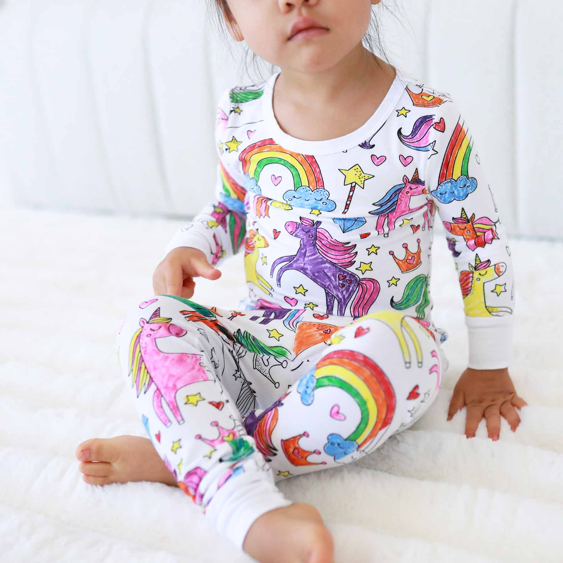 Colorable Two Piece Pajama Sets Caden Lane