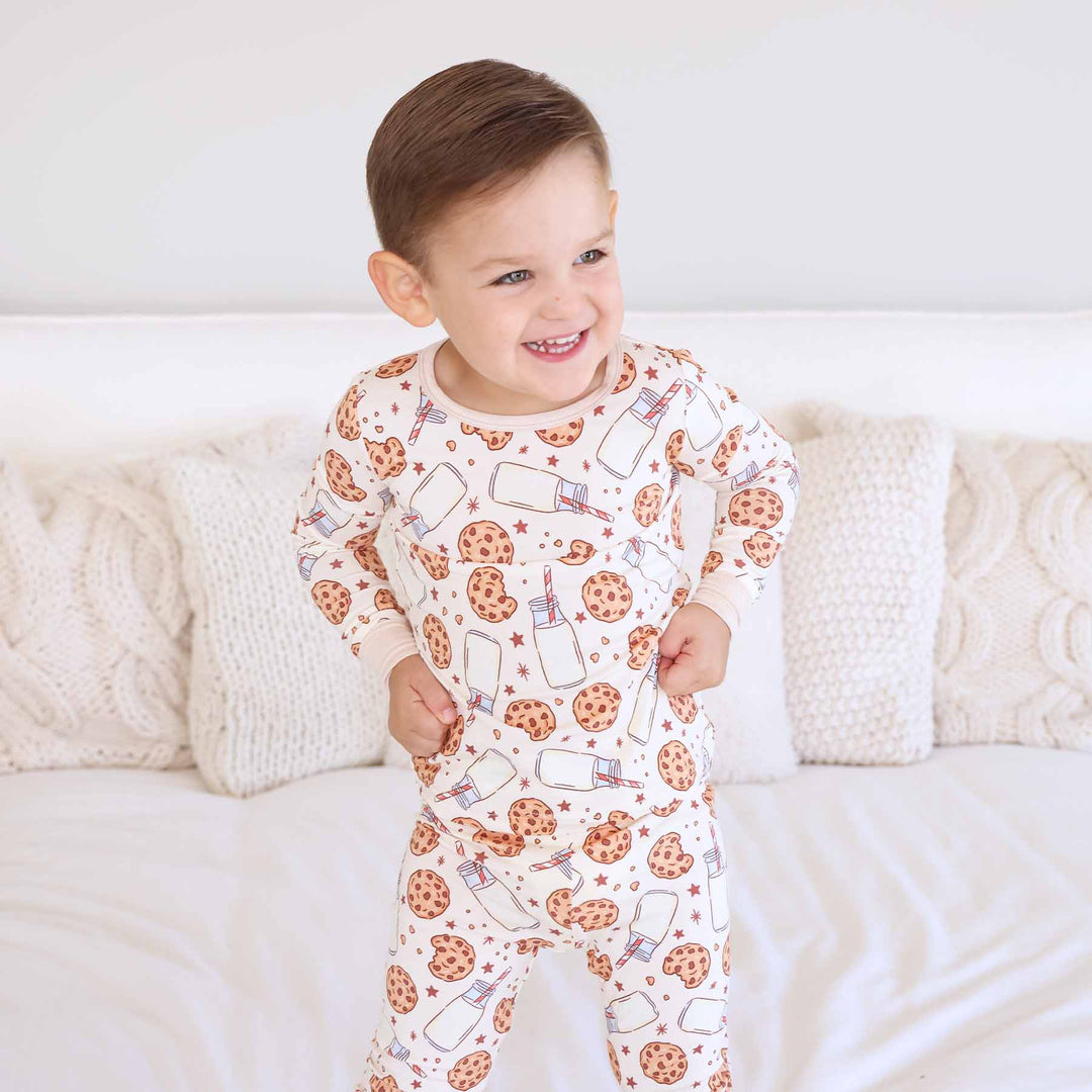 cookies cuddles two piece pajama set for kids 