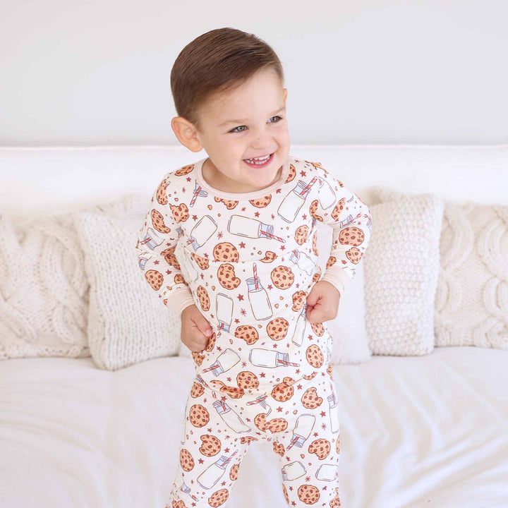 cookies cuddles two piece pajama set for kids 