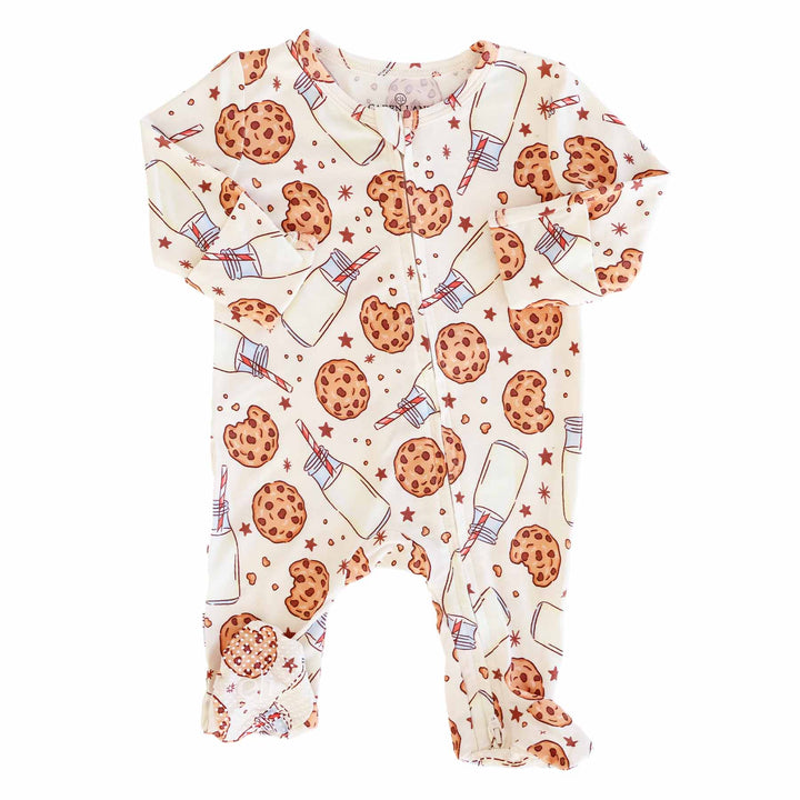 cookie cuddles bamboo viscose baby zipper footie 