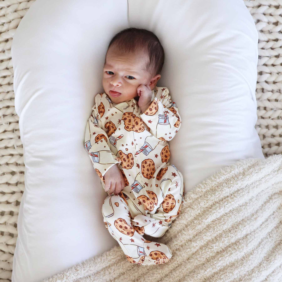cookie cuddles baby zipper footie 
