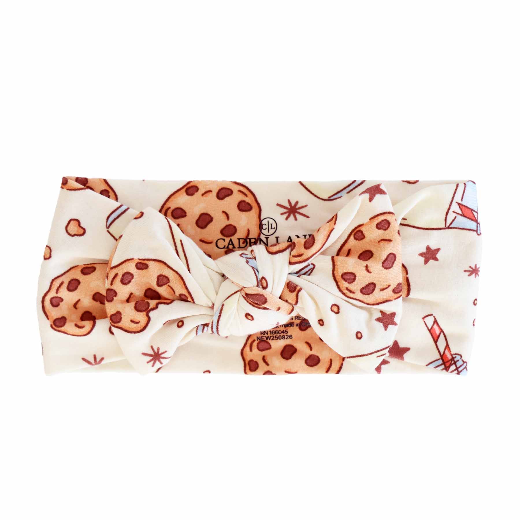 Cookie Cuddles Knit Large Bow Headwrap