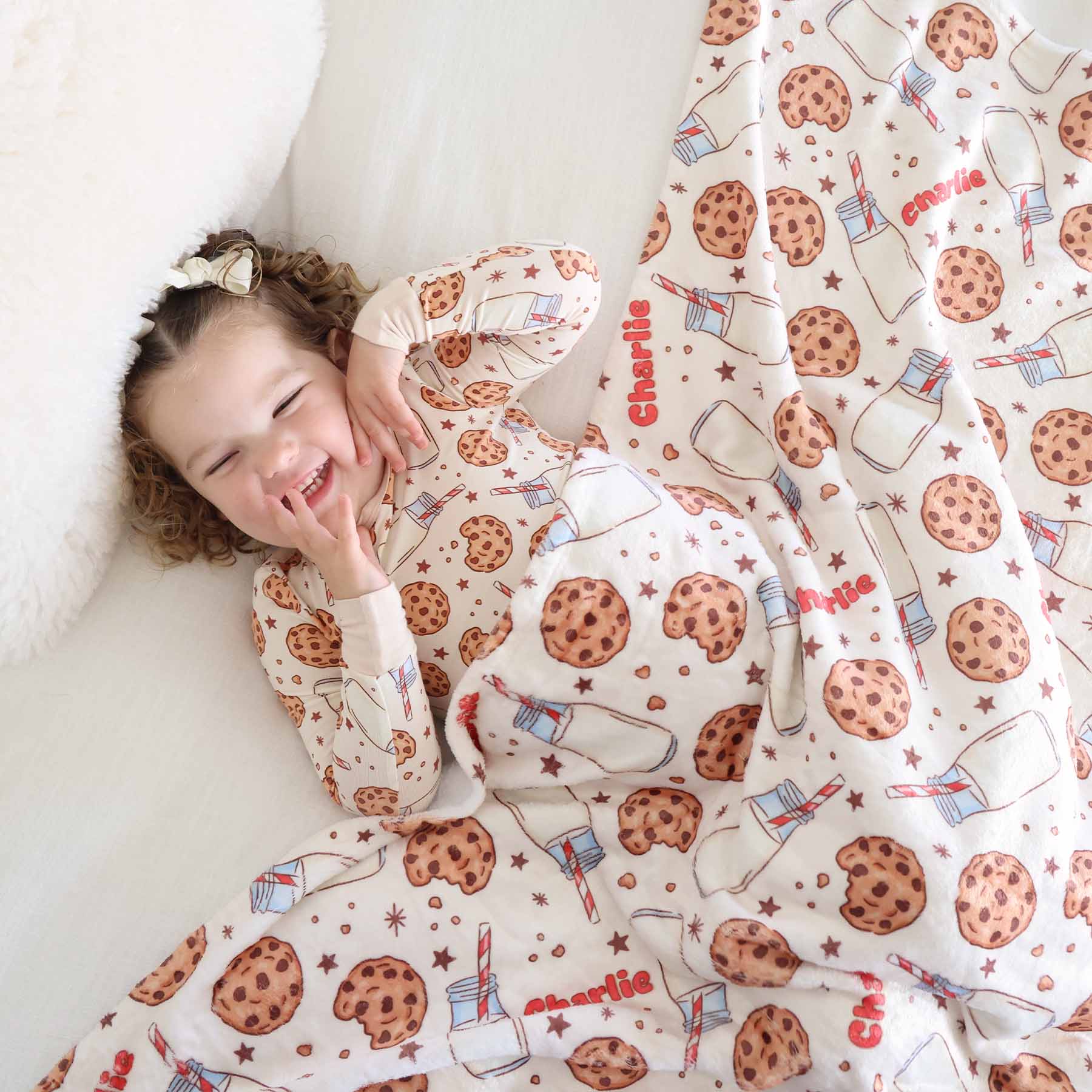 Cookie Cuddles Personalized Kids Blanket