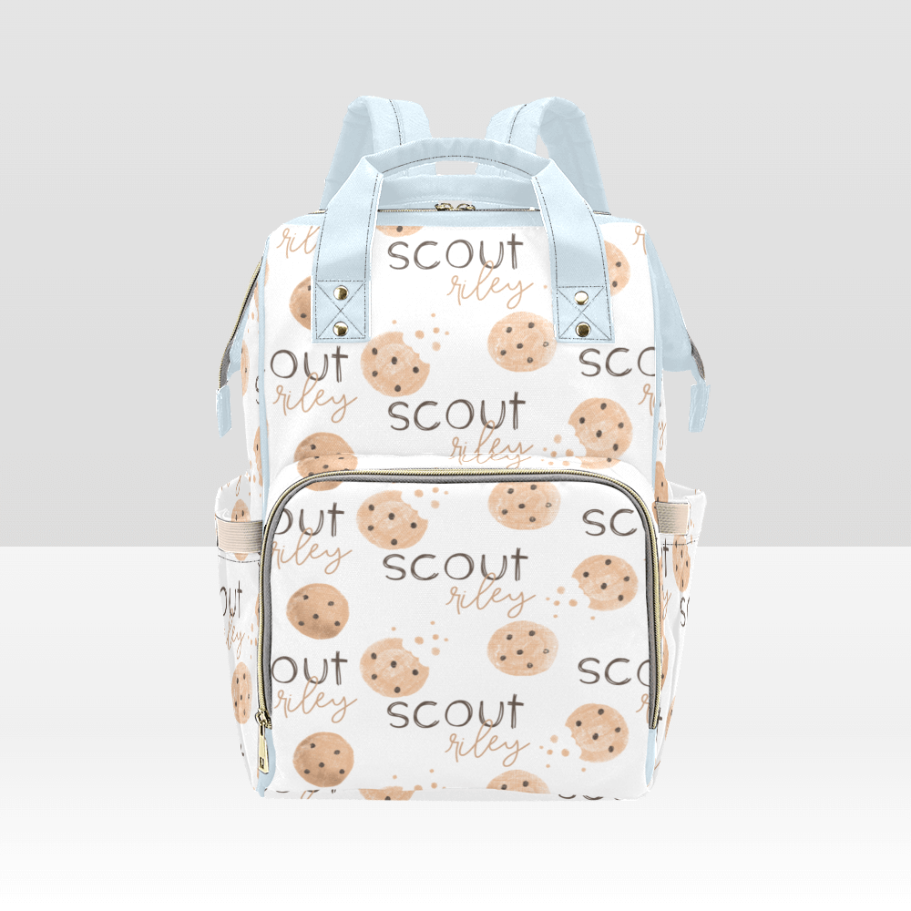 personalized diaper bag backpack cookie