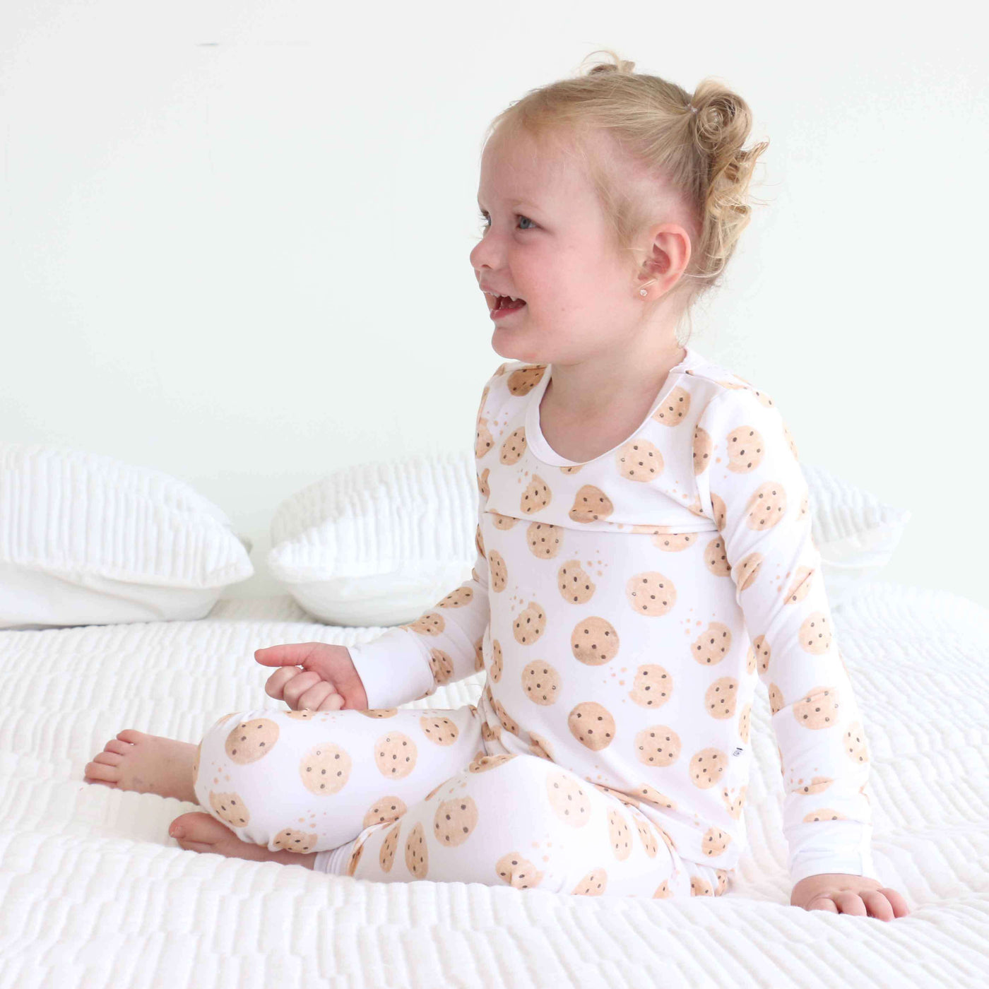 pajama set for kids cookie printed 
