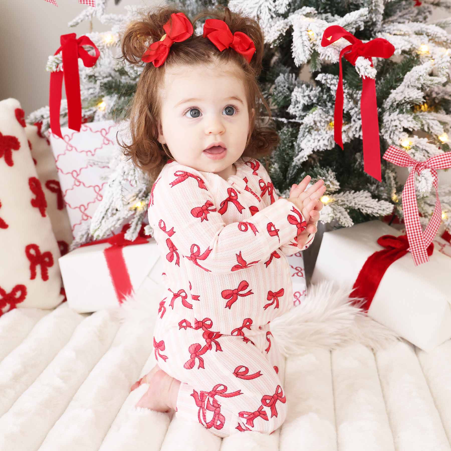 COQUETTE CHRISTMAS KIDS CHRISTMAS PAJAMAS