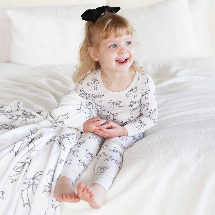 bow pajamas for kids