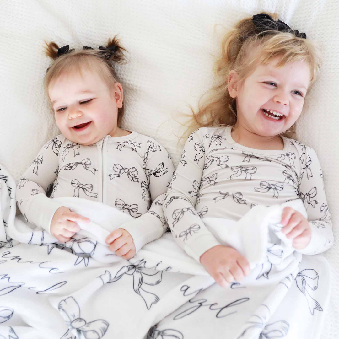 coquette cuties personalized blanket for kids