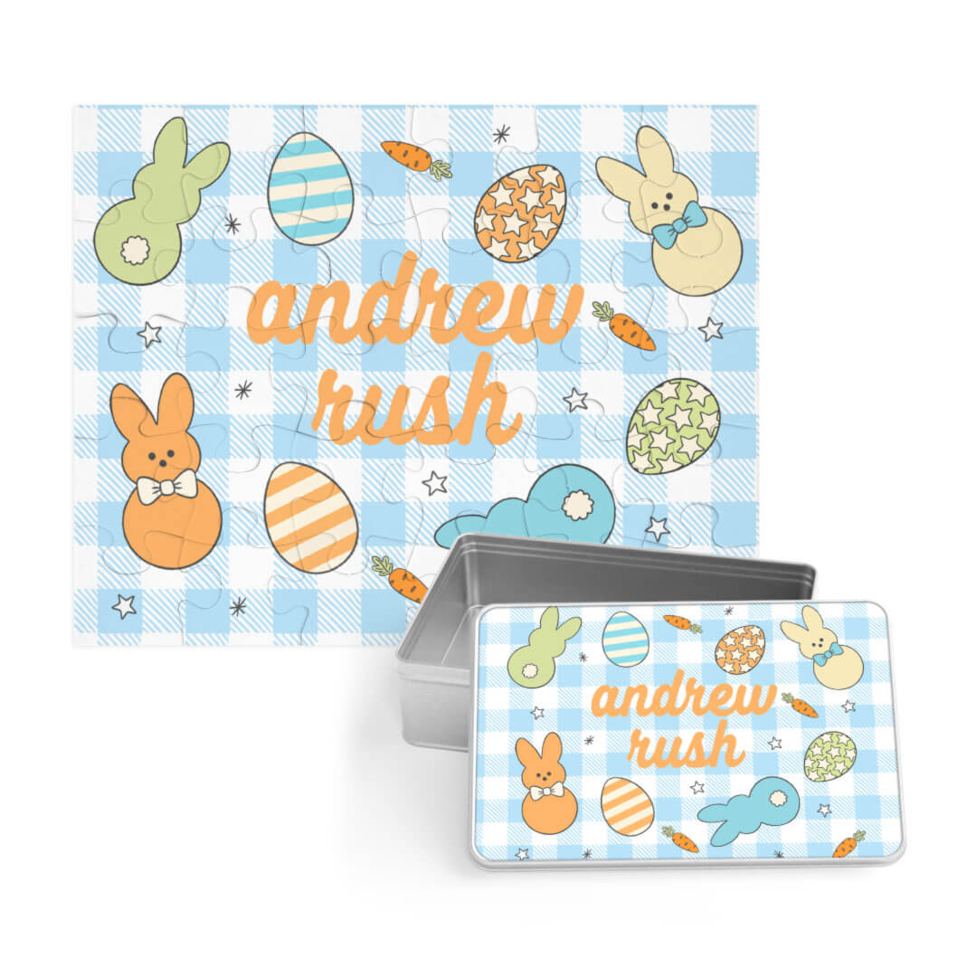 Kids Personalized 30 Piece Puzzle | Cottontail Cuties