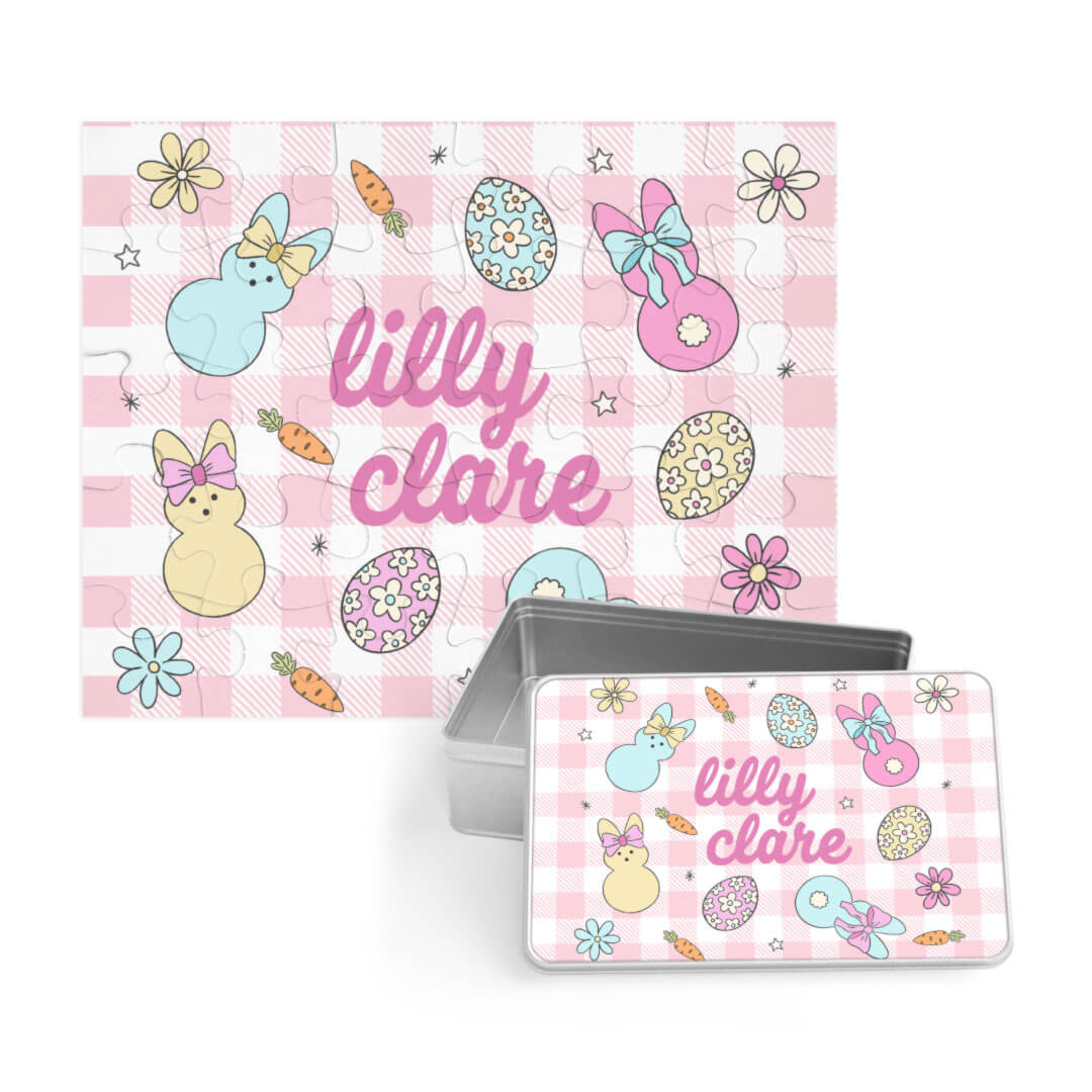 Kids Personalized 30 Piece Puzzle | Cottontail Cuties