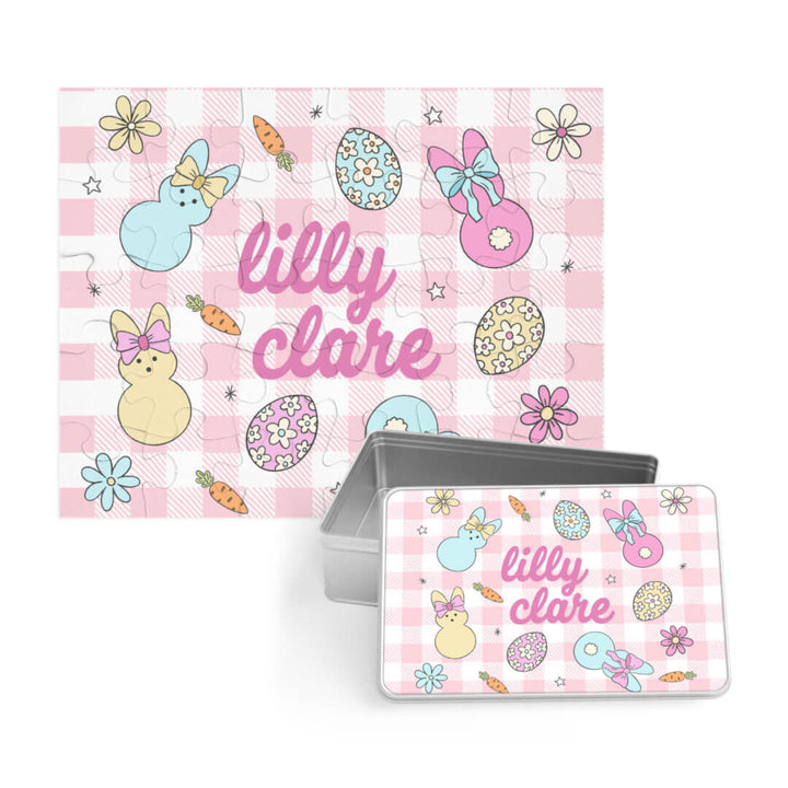 Kids Personalized 30 Piece Puzzle | Cottontail Cuties