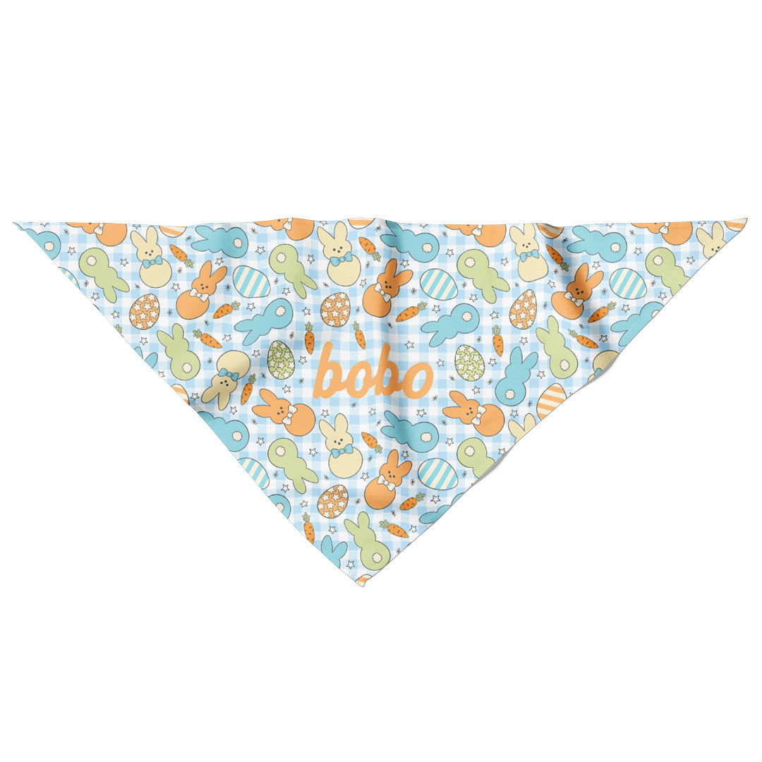 blue eater personalized pet bandana 