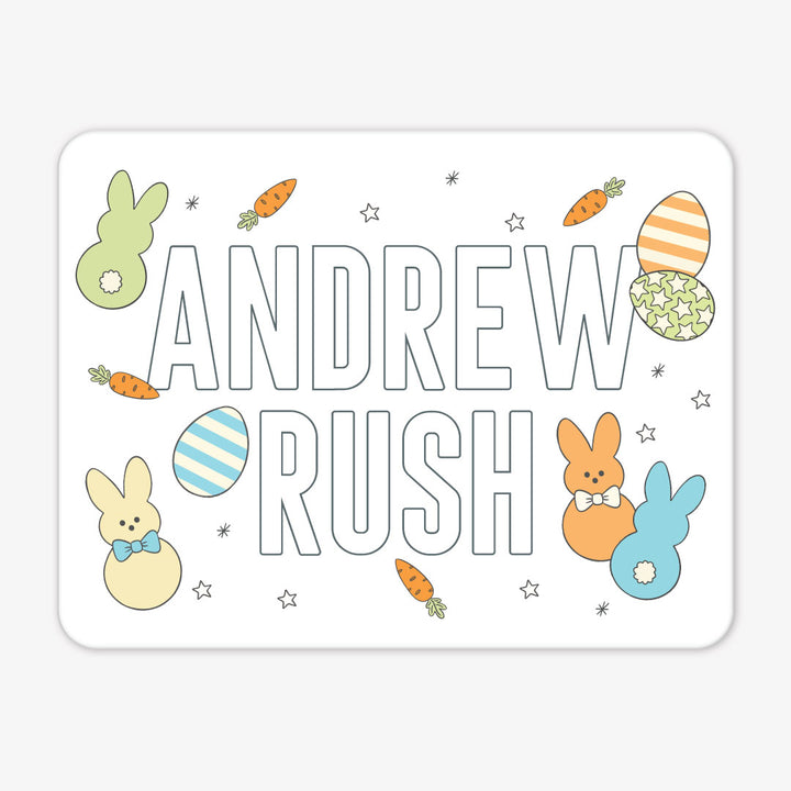 Kids Personalized Whiteboard | Cottontail Cuties