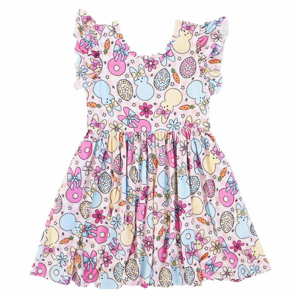 pink easter dress for girls 