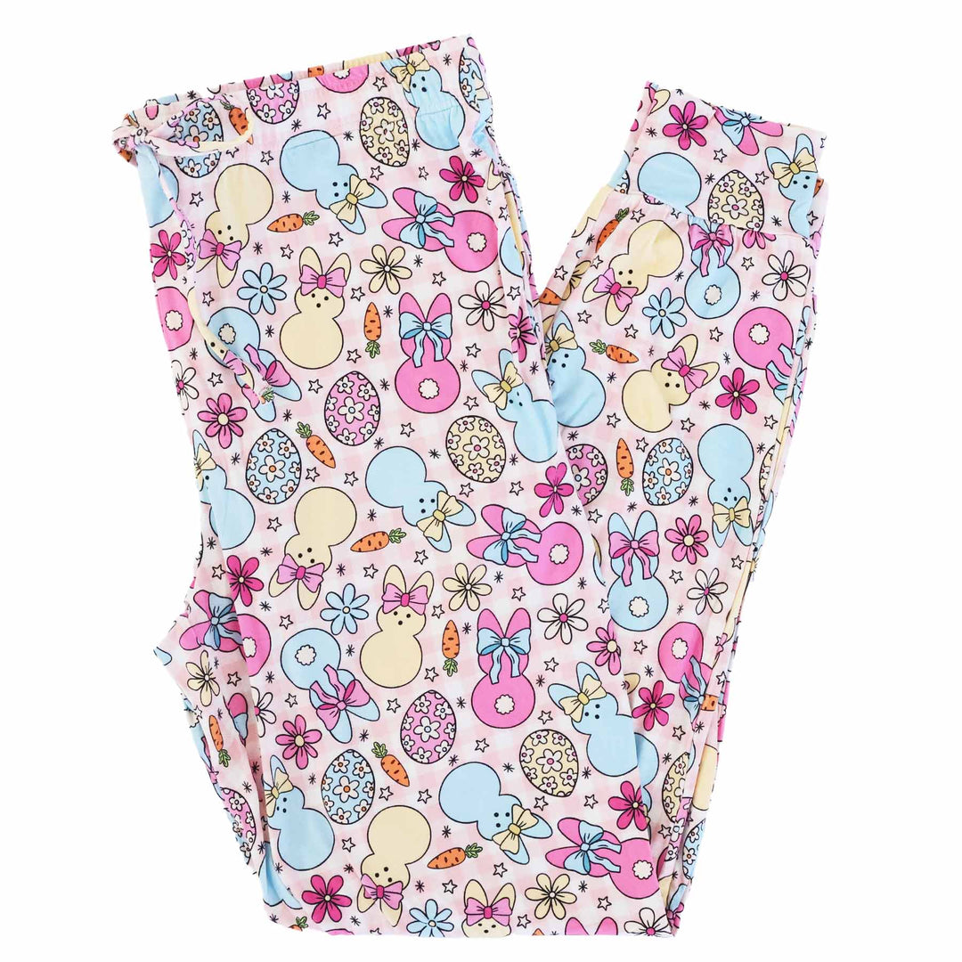 Cottontail Cuties Unisex Adult Pajama Pants | Pink