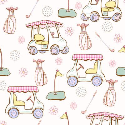 Country Club Cuties Personalized Swaddle Blanket | Pink