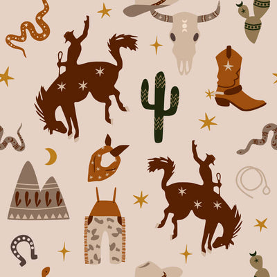 Giddy Up Personalized Baby Name Swaddle Blanket