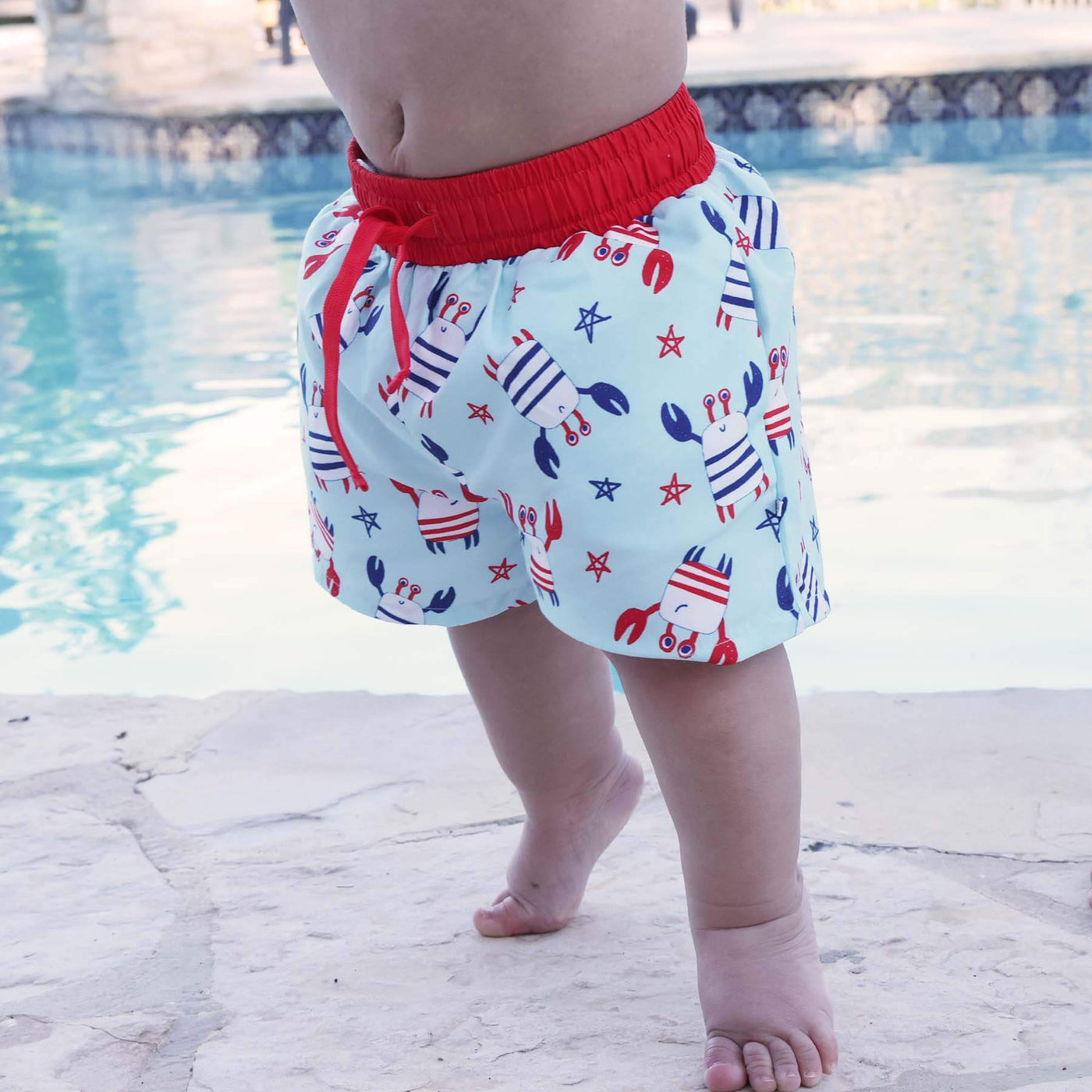 swim trunks for baby boy crabby cutie