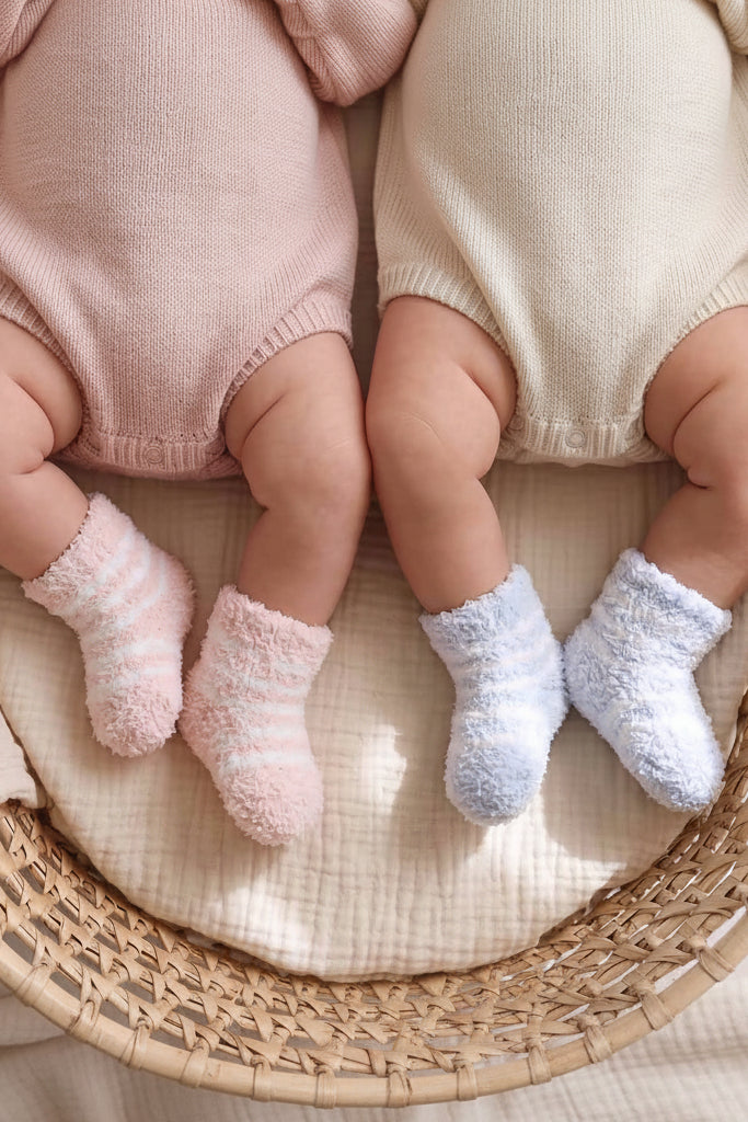 soft newborn socks stripes