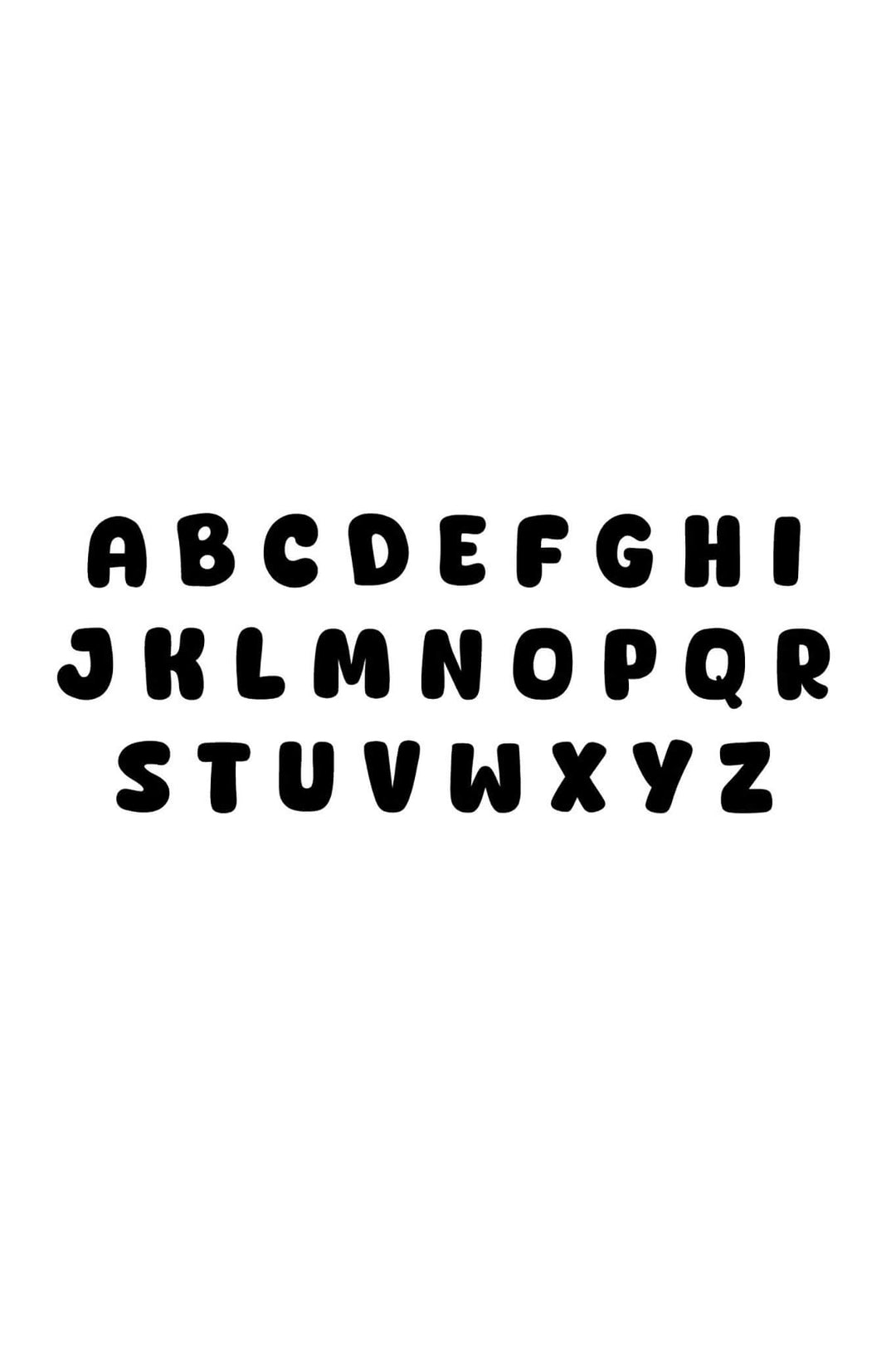 cute dino all uppercase font 