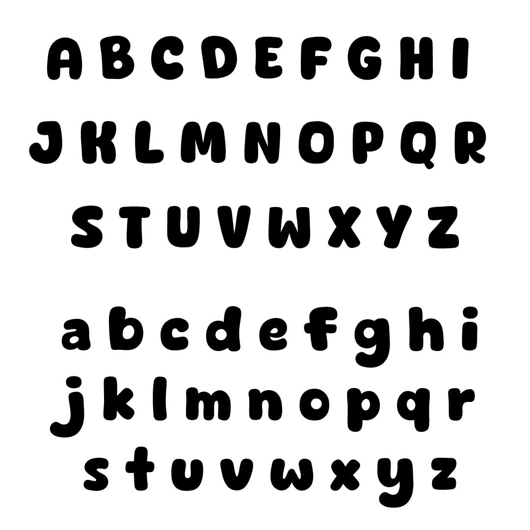 cute dino font 