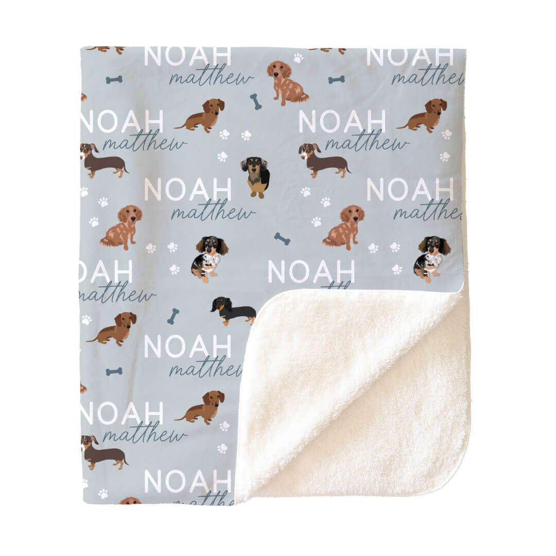 Personalized Kids Blankets | Dog Breeds