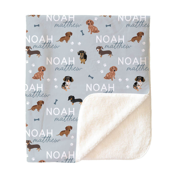Personalized Kids Blankets | Dog Breeds
